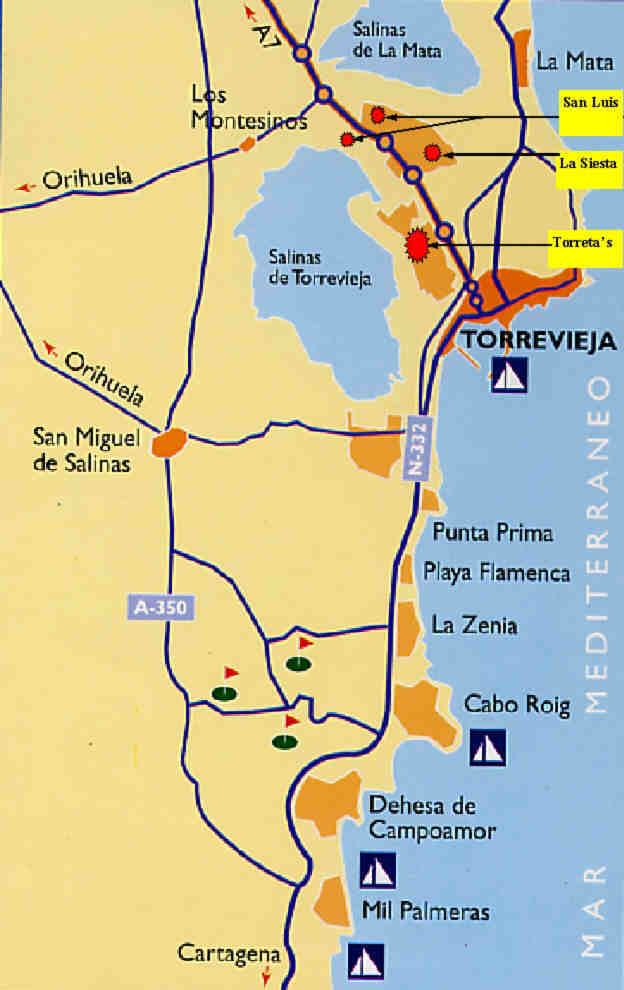 Map of Torrevieja